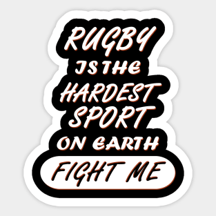 Rugby Sport Hookler Striker Players Women Line Out Sticker